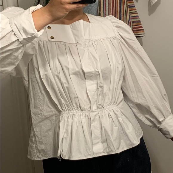 Ciao Lucia Allegra top in white 100% cotton large - Picture 2 of 8